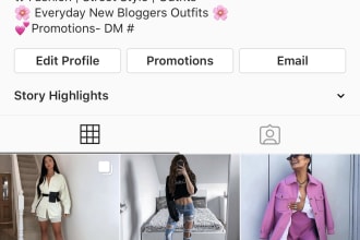 give promotion shoutout on 30k fashion instagram page