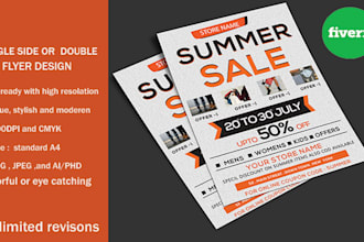 design minimalist flyer, banner and poster