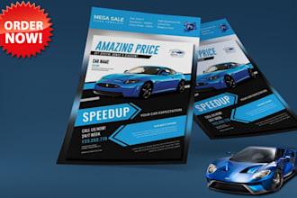 do car wash flyer, leaflet and detailing price list