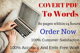 do fast typing job, typing 80 pages within 24 hours your pro typist