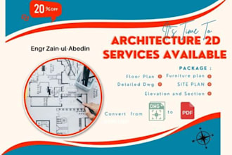 create 2d architecture plans and designs using autocad