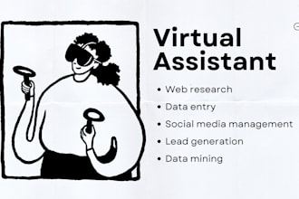 be your virtual assistant in data management, web research