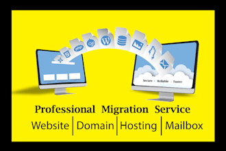 migrate your website and ecommerce site