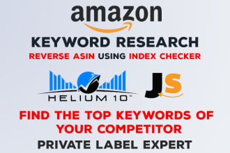 do amazon keyword research using helium10 platinum and jungle scout