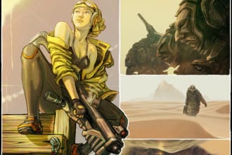 create comic book art