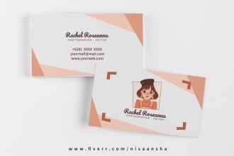 custom illustration potrait logo personalized business cards