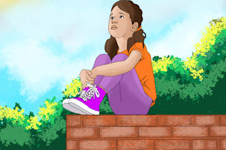 create children book artwork