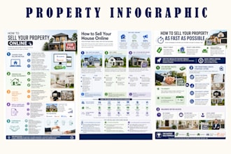 create professional real estate infographic for property marketing
