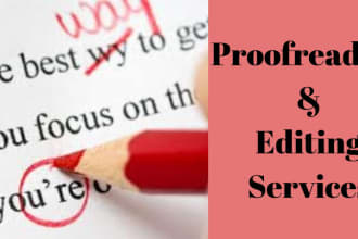 professionally edit and proofread your book or novel