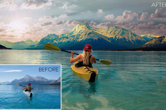 edit, enhance and retouch your landscape photos in photoshop