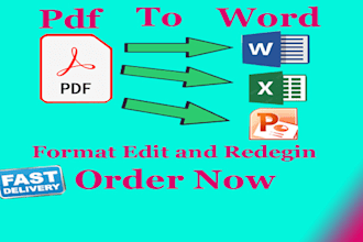 expertly format,edit redesign ms word document for you
