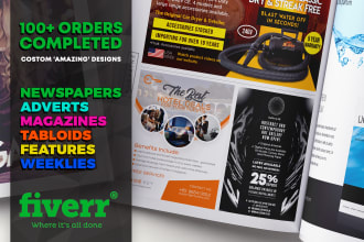 design your print advert, magazine ad or newspaper ad