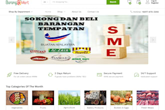 design business or ecommerce wordpress website