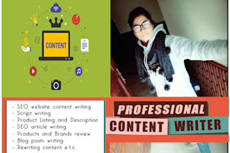 be your SEO content writer, website content writer