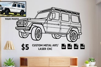 design custom metal wall art sign, laser cutting cnc