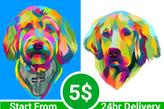 make your pet or any animal into awesome pop art