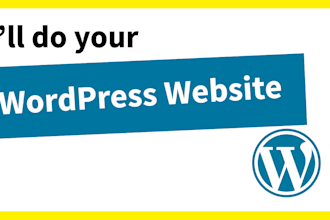 do your wordpress ecommerce or website