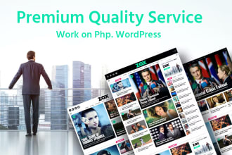 create a news portal or blog website in wordpress from scratch