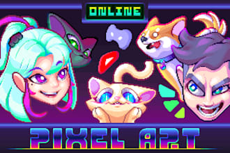 create pixel art for you