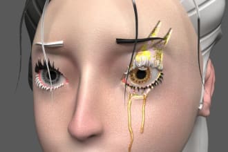 sculpt and design any 3d character and creature in zbrush