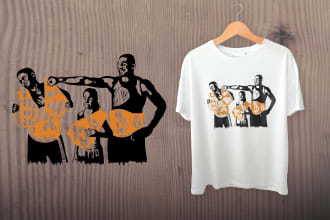 design unique and trendy bulk t shirt and line art