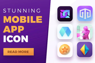 design stunning mobile app icon for ios and android