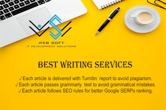 write SEO optimized articles and content