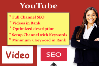 do best youtube channel SEO for improving video rank