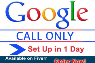 setup, manage google call only adwords campaign