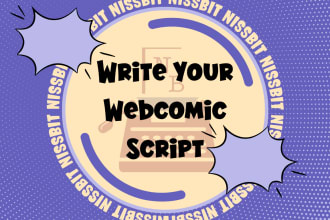 write your webcomic script