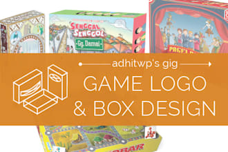 design your tabletop game box and logo