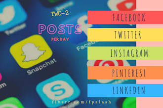be your social media manager for fb, ig pinterest marketing