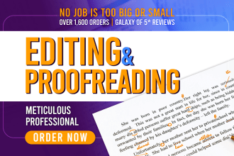 be your meticulous native english proofreader and editor