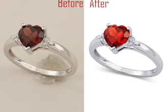 do high end jewelry retouch, 12hours super fast delivery
