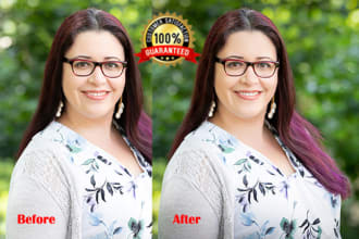 do headshot retouch photo editing