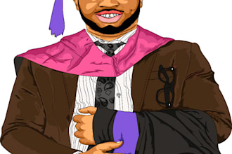 draw a cartoon image of your picture
