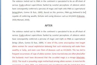 do proofreading and editing