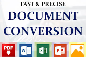 convert pdf, image, scanned documents into editable formats