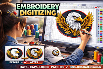 do logo embroidery digitizing into pes and rest formats