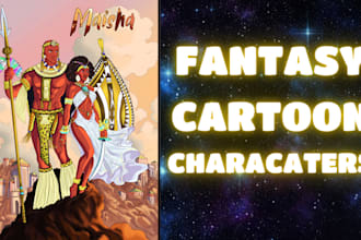 draw your fantasy characters in cartoon style