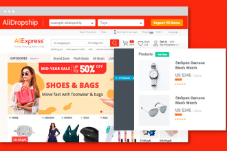 import 1000 top selling products by alidropship