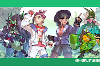 draw you as an awesome pokemon trainer