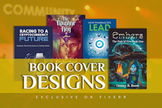 design premium book cover design