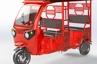 design e rickshaw, e auto, and electric vehicle components