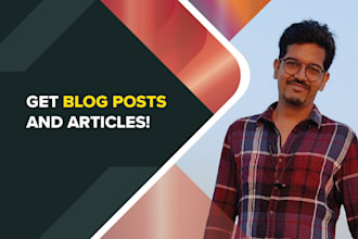 write SEO friendly blog posts and articles