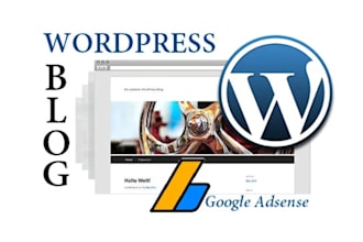 design wordpress blog or website for google adsense approval