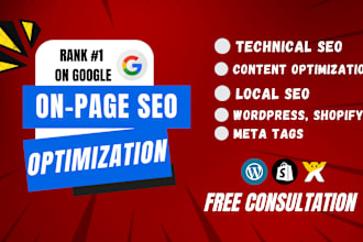 do best SEO optimization for your wordpress, shopify, wix site