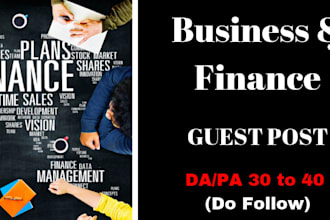 do guest posts in business and finance niche