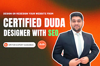 design duda website with SEO