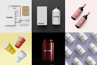 do 10 photo realistic branding mockup